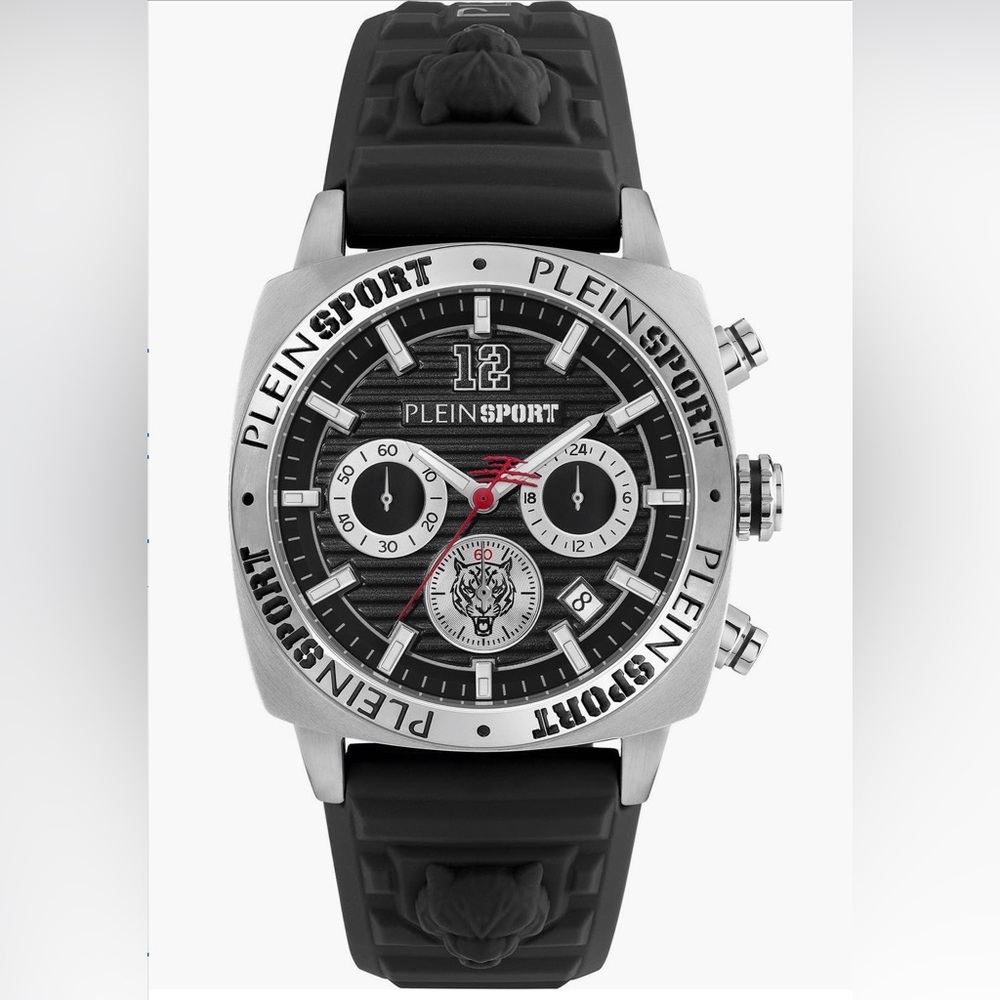 Plein Sport Black and Silver Men’s Watch